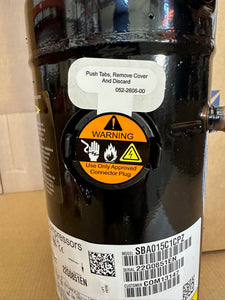 Copeland ZP15K6E-PFV Scroll Compressor 1.25 Ton 208/230VAC 1-5 HP R410A