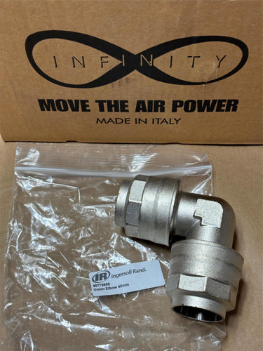 OEM Ingersoll Rand Infinity 48779896 40mm Compressor Union Elbow Stainless Steel