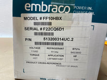 Load image into Gallery viewer, Embraco FF10HBX Samsung SK1A1C-L2W Replacement Compressor R134a 115V 840/3650btu