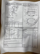 Load image into Gallery viewer, Embraco FF10HBX Samsung SK1A1C-L2W Replacement Compressor R134a 115V 840/3650btu