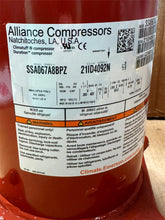 Load image into Gallery viewer, Trane OEM Compressor Alliance 5.5 Ton R-410A 380-400V 3Ph 380/60/3 ZP67KCE-TF7