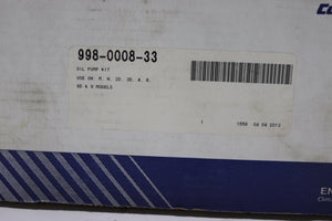 Copeland Compressor Oil Pump Kit 998-0008-33 for M, N, 2D, 3D, 4, 6, 8D, 9